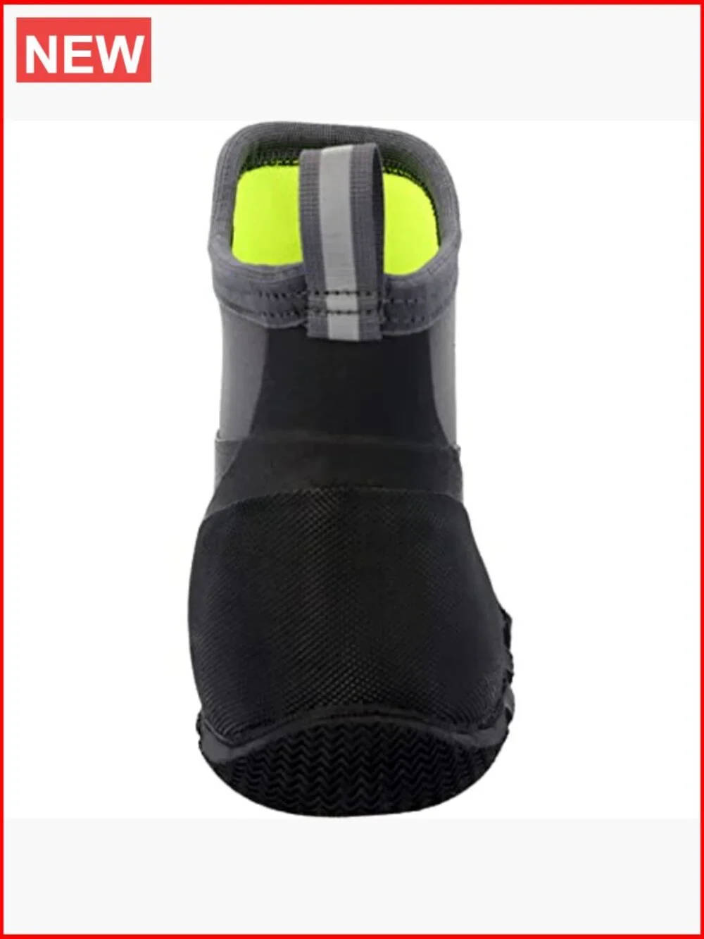 Men's Rain Boots Chelsea Ankle Boot Pull-On Rubber Neoprene ASTM EH